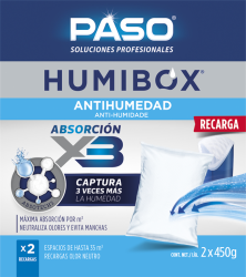 Recarga para dispositivo antihumedad Humibox, Paso Soluciones Profesionales