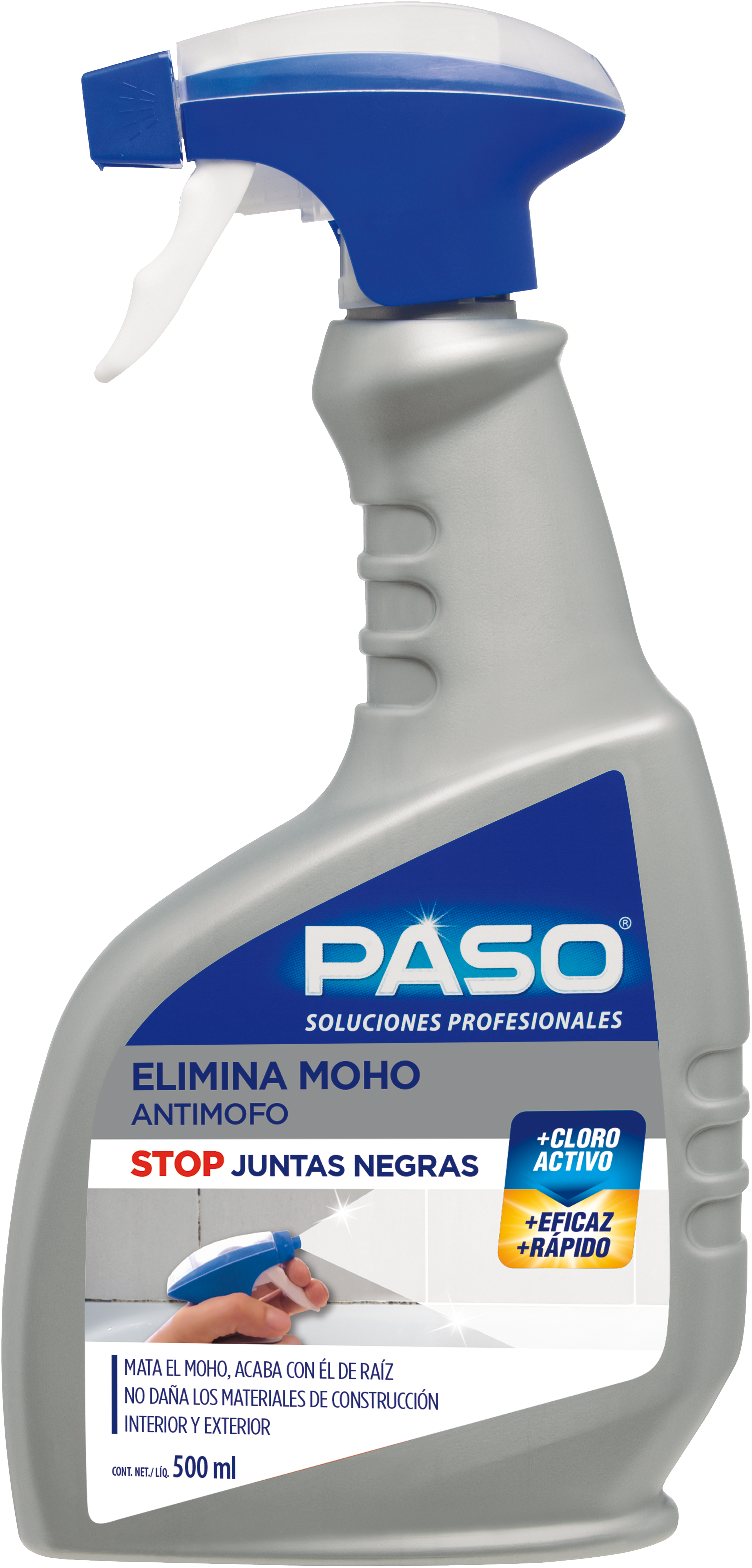 Limpiador profesional antimoho Baño Sano Spray 500ml PATTEX